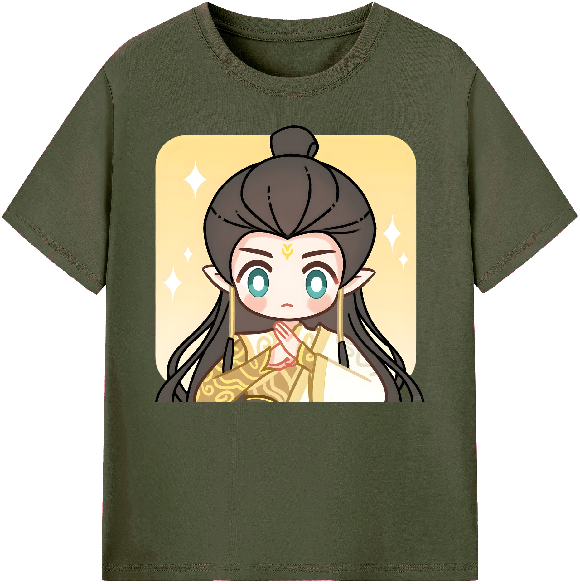 （画像用） Ne Zha 2 ナタ 魔童の大暴れ 綿100％ メンズ半袖Tシャツ｜肌触りやわらか＆通気性